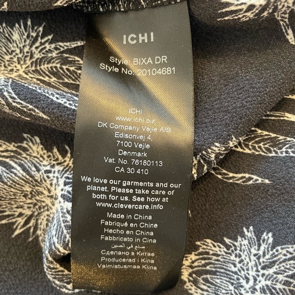 Flower Bud Shift Dress - ICHI - Picture 10 of 13